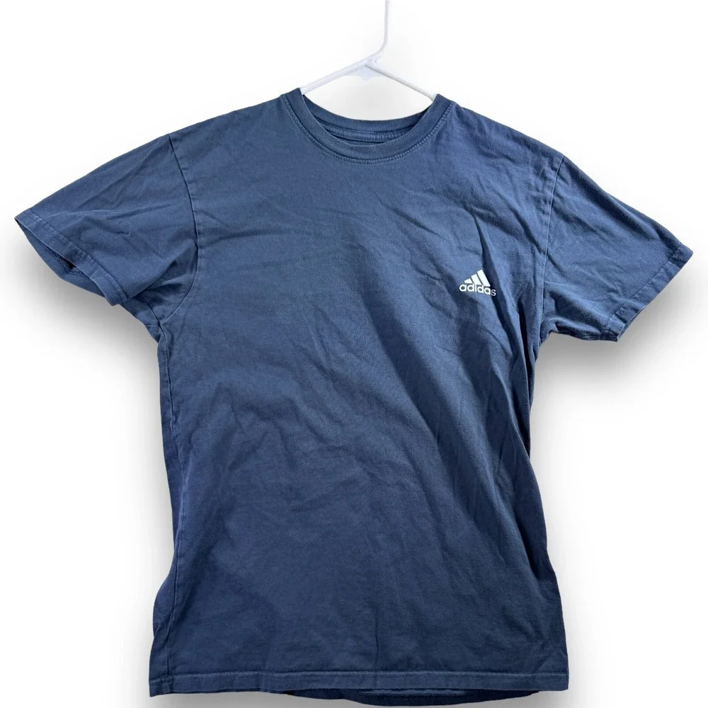 Adidas Golf Essential Basic T-shirt Mens Small Navy Blue Short Sleeve Crew Neck